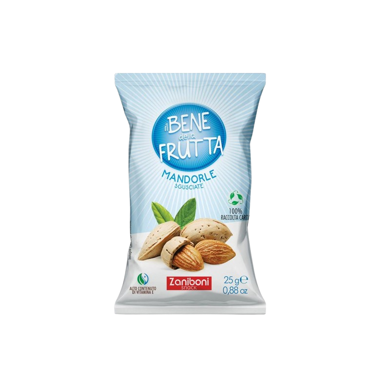 AMANDES 25G BENE FRUTTA 24/BOÎTE