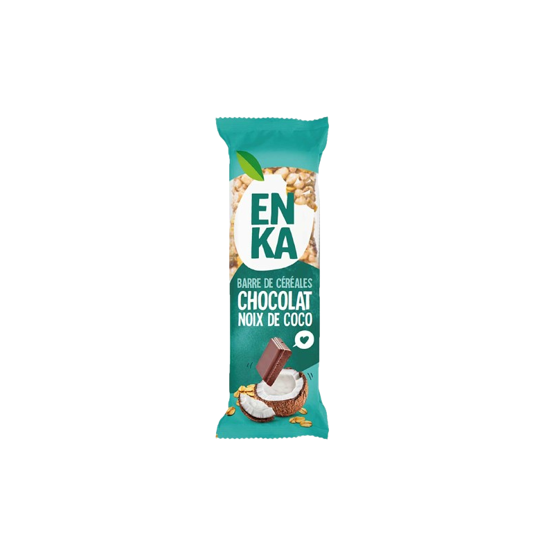 BARRE ENKA CHOCOLAT NOIX DE COCO 20/BOÎTE