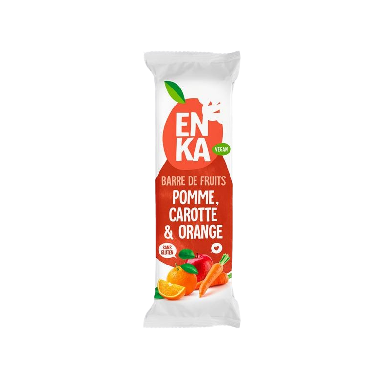 BARRE FRUITS ENKA POMME CAROTTE ORANGE 24/BOÎTE