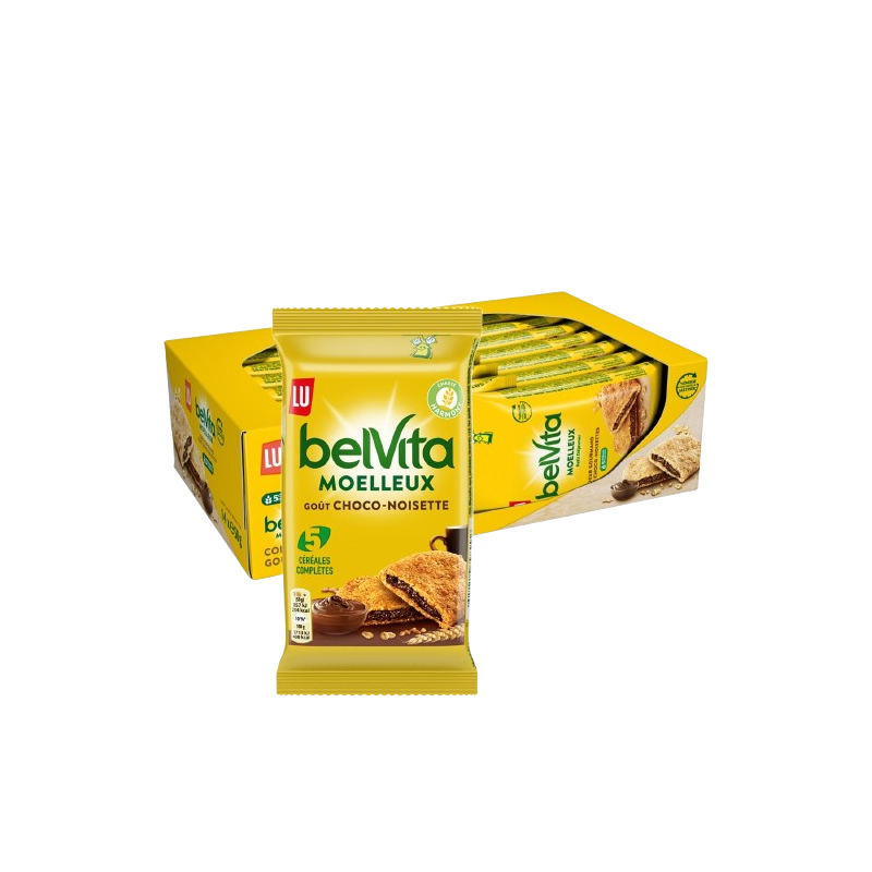LU BELVITA MOELLEUX CŒUR GOURMAND 50G 14/BOÎTE