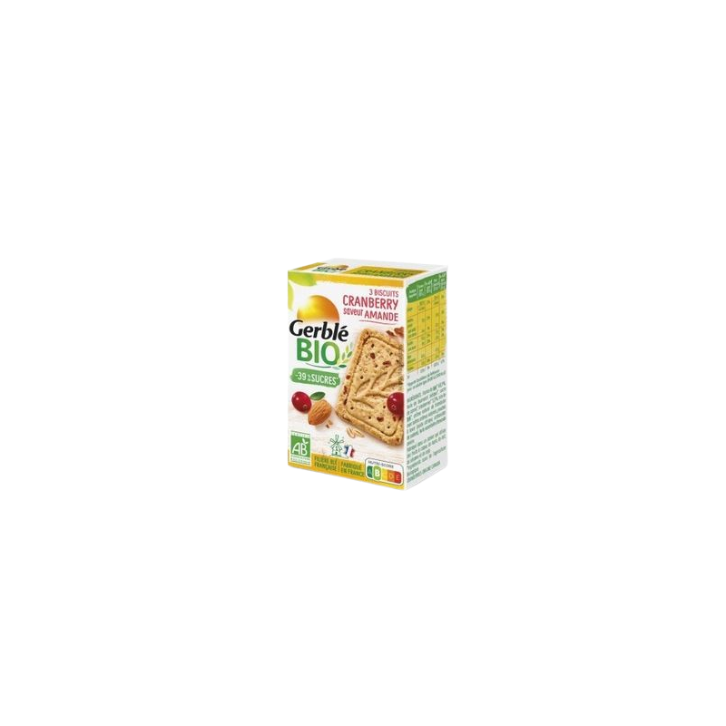 BISCUITS GERBLE CRANBERRY 33G 18/BOÎTE