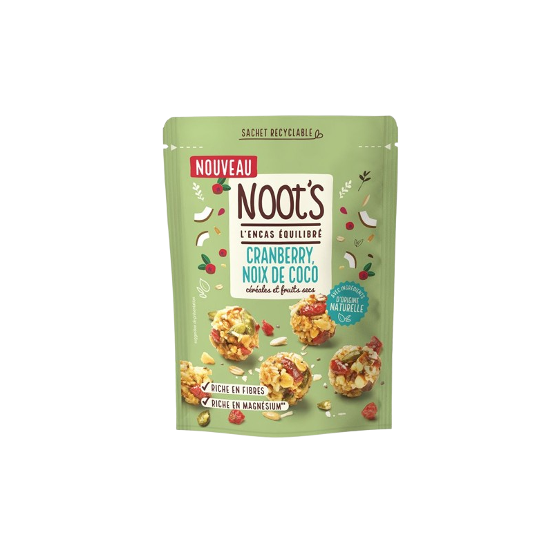 NOOT'S CRANBERRY NOIX DE COCO 22/BOÎTE