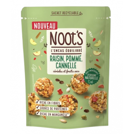 NOOT'S RAISIN POMME CANELLE 22/BOÎTE