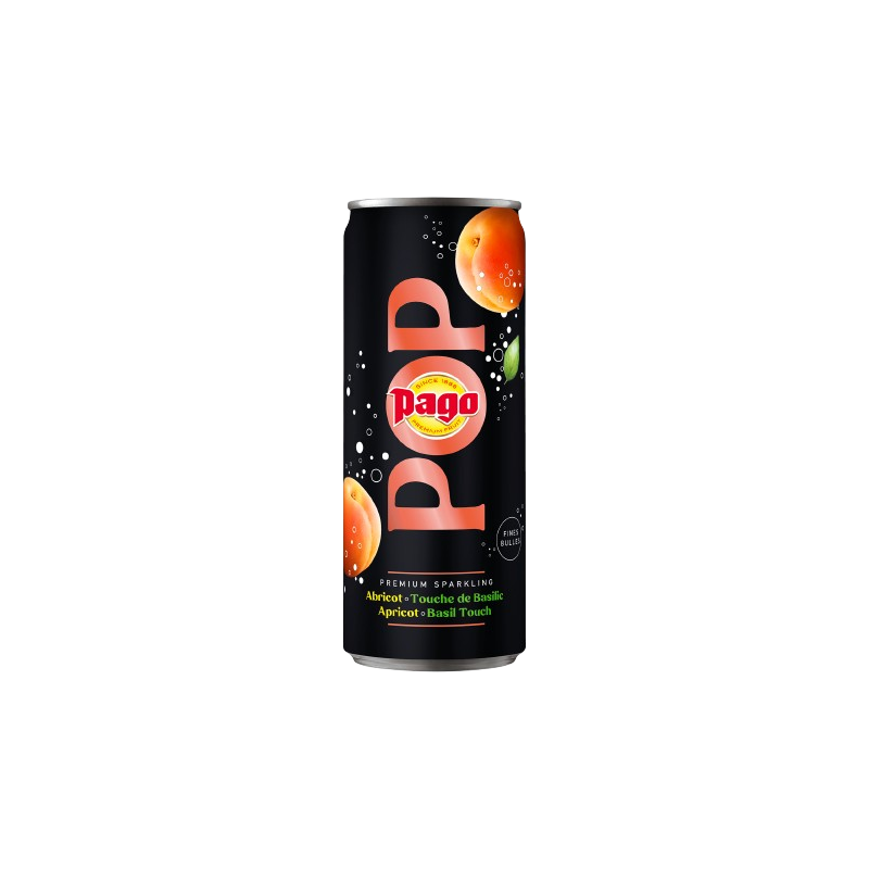 POP ABRICOT BASILIC 25CL 12 BOUTEILLES