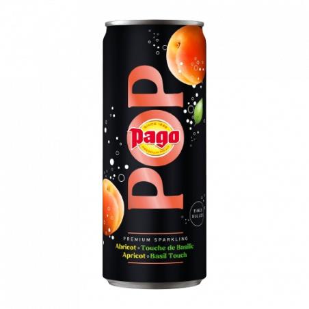 POP ABRICOT BASILIC 25CL 12 BOUTEILLES
