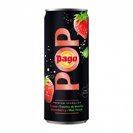 POP FRAISE MENTHE 25CL 12 BOUTEILLES