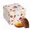 BOITE DISTRIBUTRICE COLIBRI  MADELEINE NATURE COQUE CHOCO LAIT 30 UNITÉS