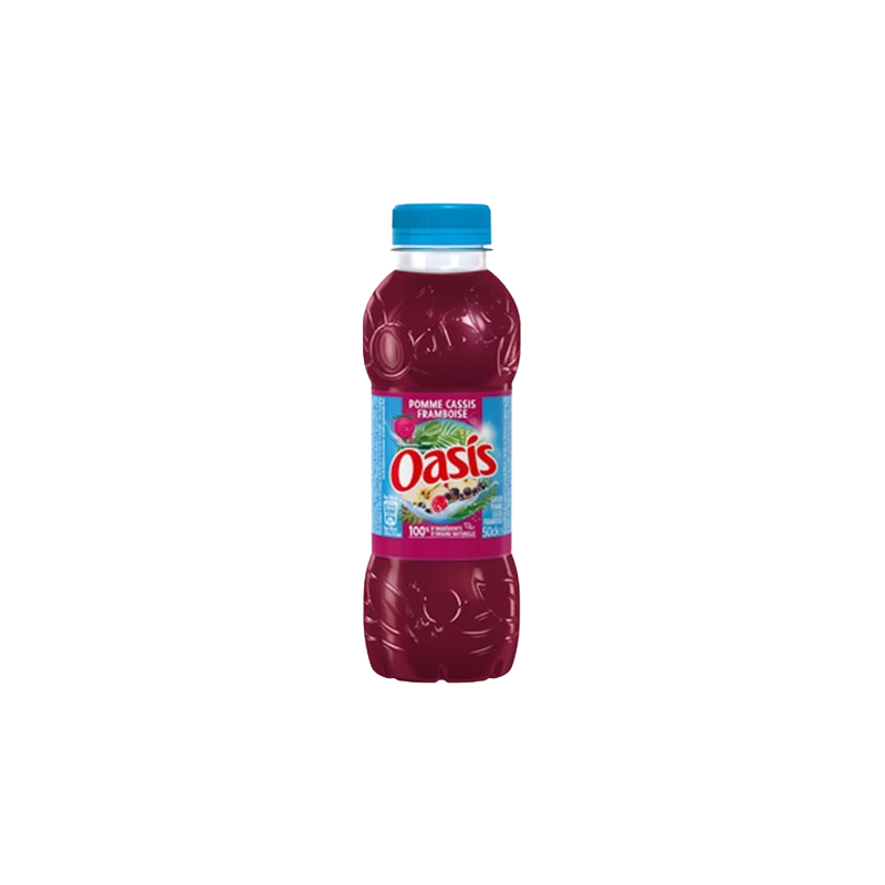 OASIS POMME CASSIS PET 50 CL 12 BOUTEILLES