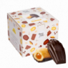 BOITE DISTRIBUTRICE COLIBRI  MADELEINE ORANGE COQUE CHOCO NOIR 30 UNITÉS