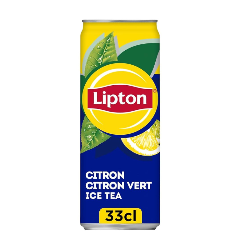 LIPTON CITRON CITRON VERT 33 CL 24 CANETTES
