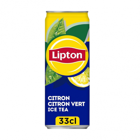 LIPTON CITRON CITRON VERT 33 CL 24 CANETTES