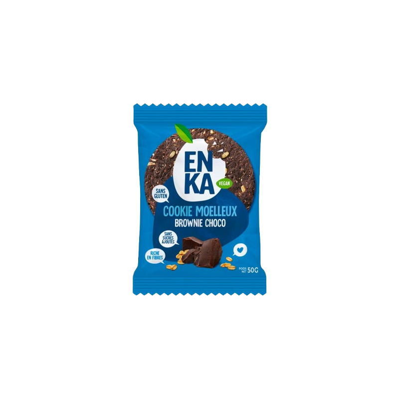 COOKIE MOELLEUX ENKA BROWNIE CHOCO 26/BOÎTE