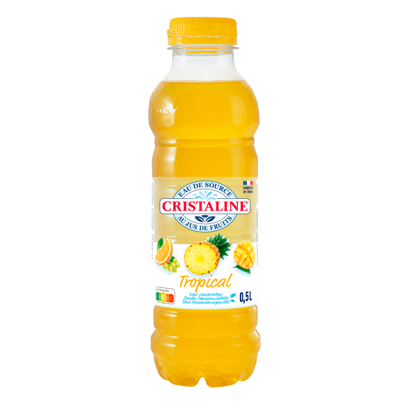 CRISTALINE TROPICAL PET 50 CL 24 BOUTEILLES